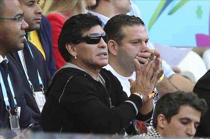 "Se fue Maradona y ganamos", afirma Julio Grondona. EFE