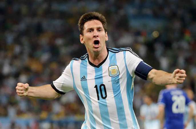 Messi, un gran gol en su estreno en Maracaná