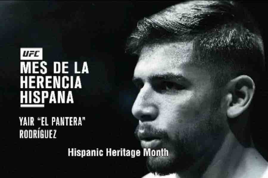 Yair Rodriguez UFC en el Mes de la Herencia Hispana